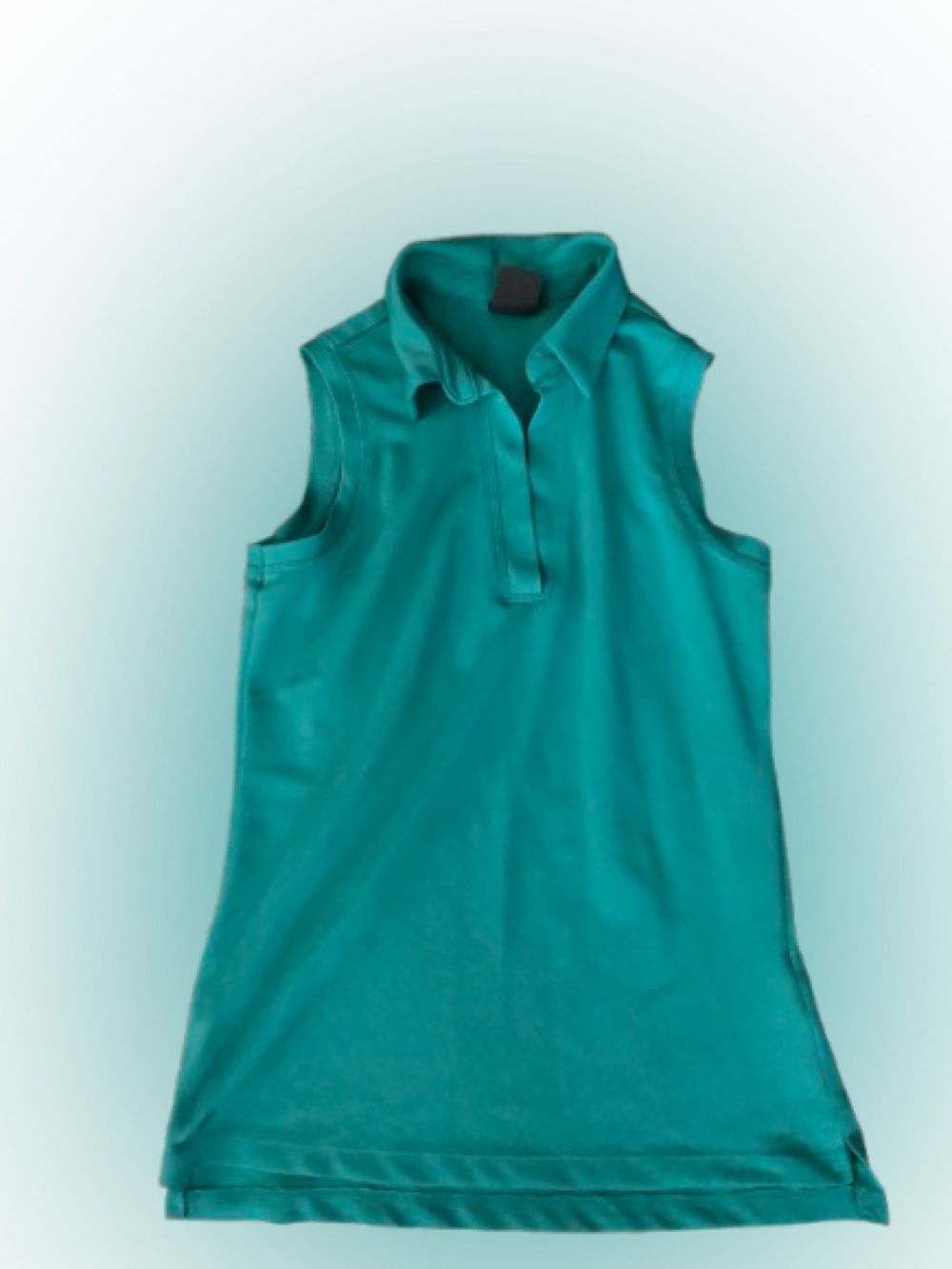 Joe Fresh Teal Sleeveless Polo Tank